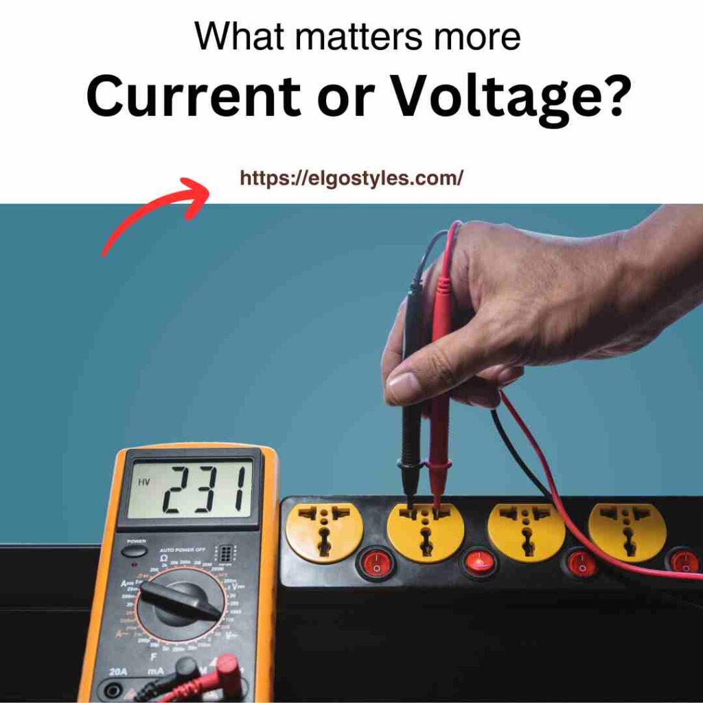 What matters more current or voltage