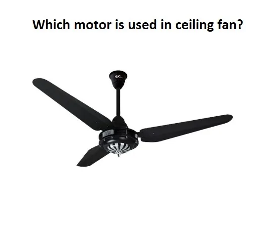 Which motor is used in ceiling fan