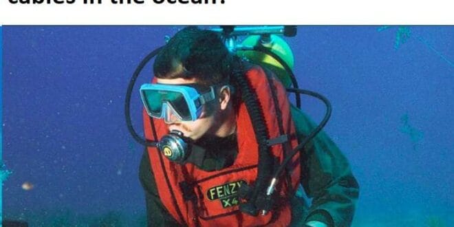 Why do they lay underground internet cables in the ocean