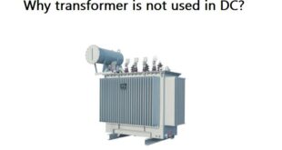 Why transformer is not used in DC