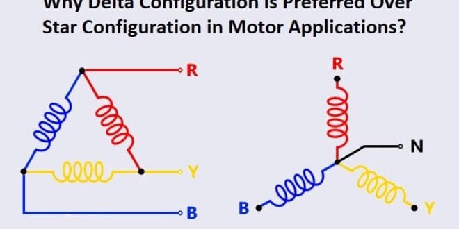 Why Delta Configuration Is Preferred Over Star Configuration in Motor Applications?