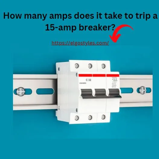 How many amps does it take to trip a 15-amp breaker?