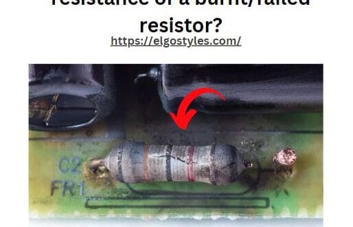 Can I determine the original resistance of a burnt/failed resistor?