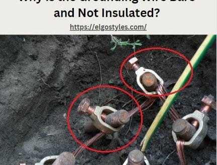 Why is the Grounding Wire Bare and Not Insulated?