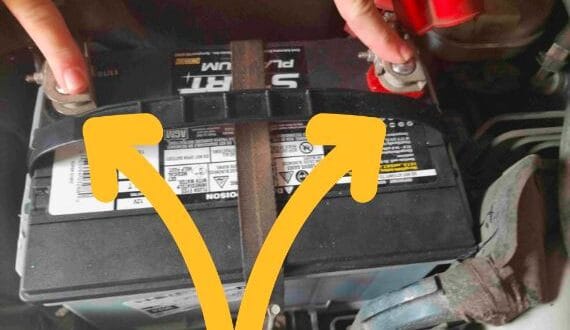 What happens if you touch a negative side to a battery of positive side