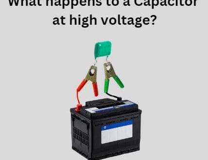 What happens to a Capacitor at high voltage?