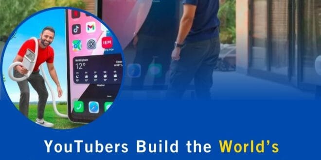 YouTubers Build the World’s Largest iPhone—And It Actually Works!