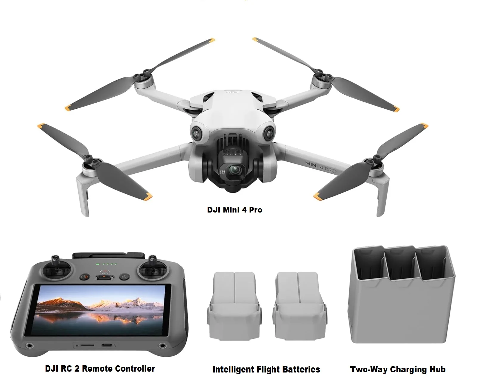 DJI Mini 4 Pro RC 2 – Package