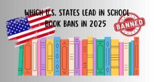 Which U.S. States Lead in School Book Bans in 2025?